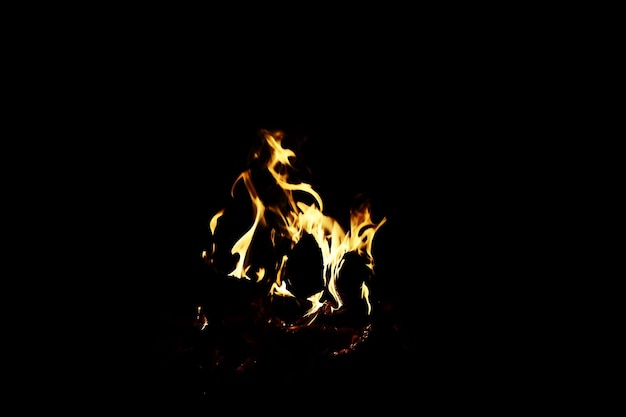 オーブンの炎の背景オーバーレイレイヤーレンガの暖炉の火の舌