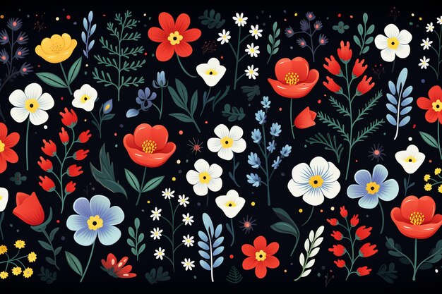 Background floral ditsy