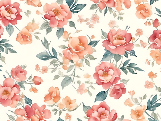 background floral watercolor wallpaper texture