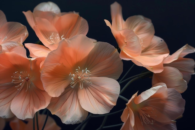 バックグラウンド パステル色の花 桃色の花