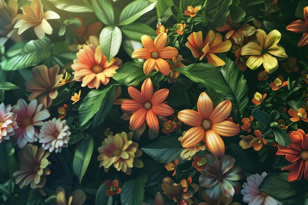 Background of flowers