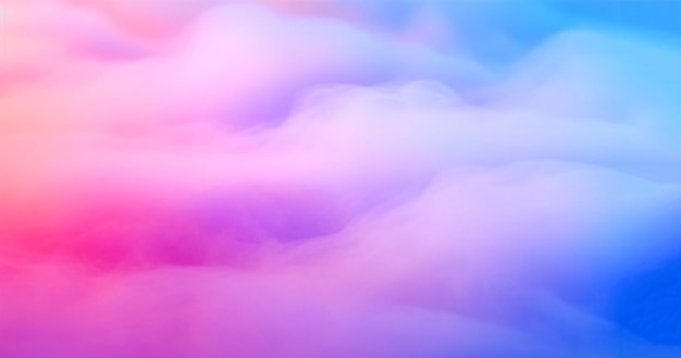 Photo background formed by a bright pastel authentic sky during sunset pink peach blue blur elegant