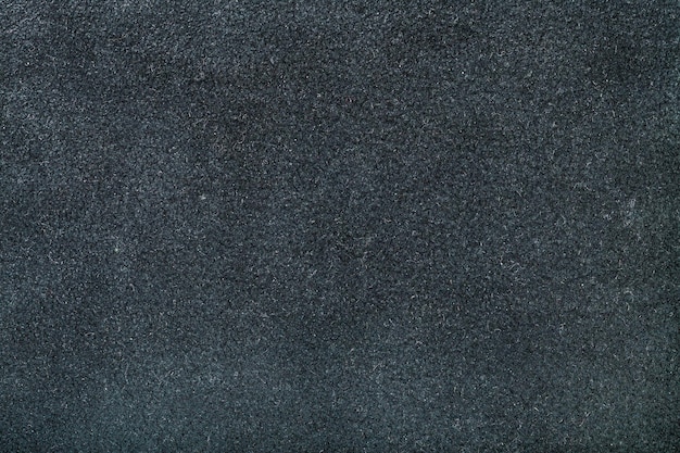 Photo background from black suede close up