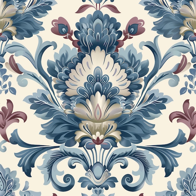 background from a floral ornament Fashionable modern wallpaper or textile