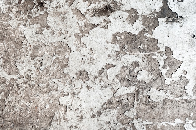 페인트가 벗겨진 오래된 더러운 바닥의 배경