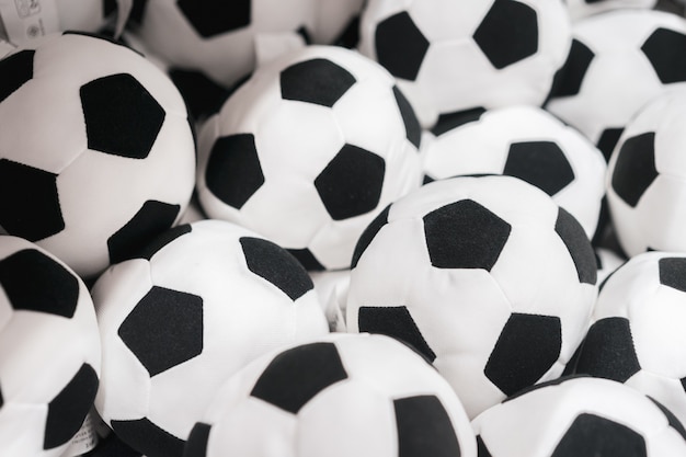  Background from Soccer footballs