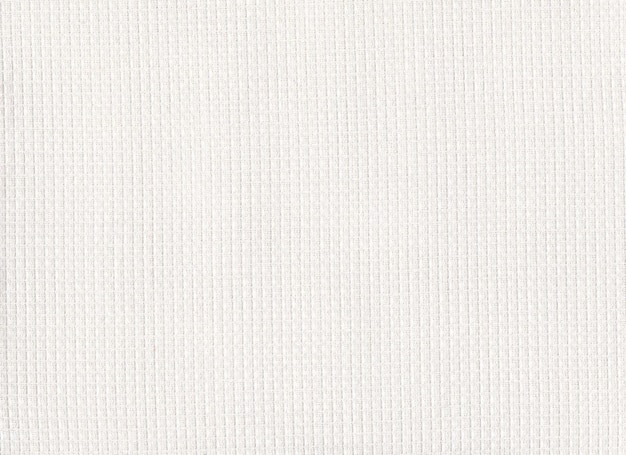 Background from white coarse canvas texture