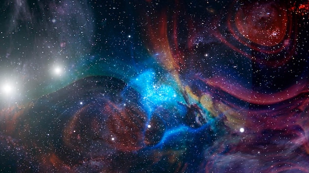 銀河と星の背景