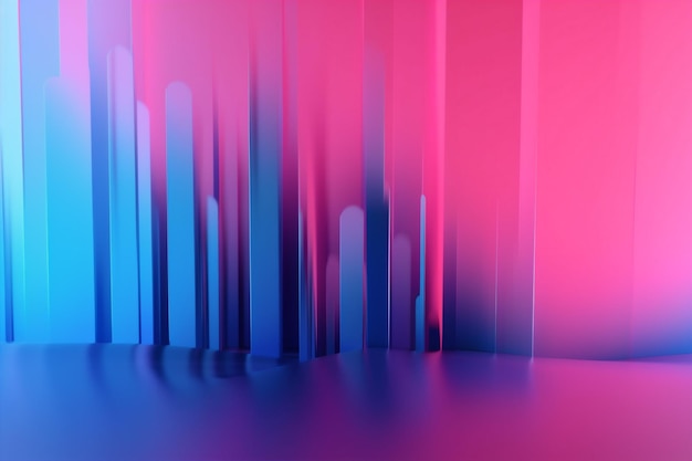 Background generative ai blue curve purple colorful colours red illustration shape backdrop art Generative AI