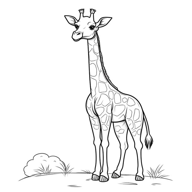 Photo background for giraffe