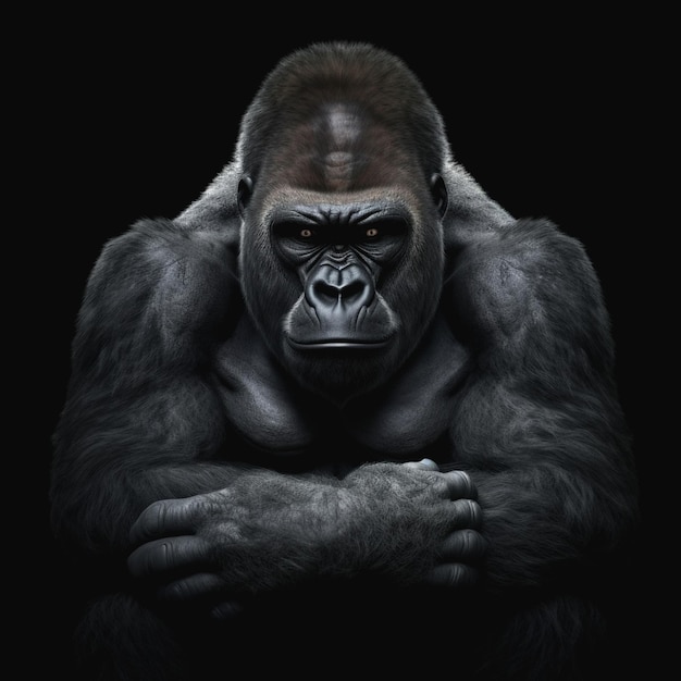 Photo background for gorilla