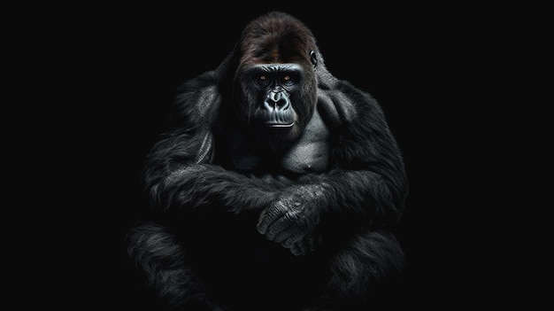 Photo background for gorilla