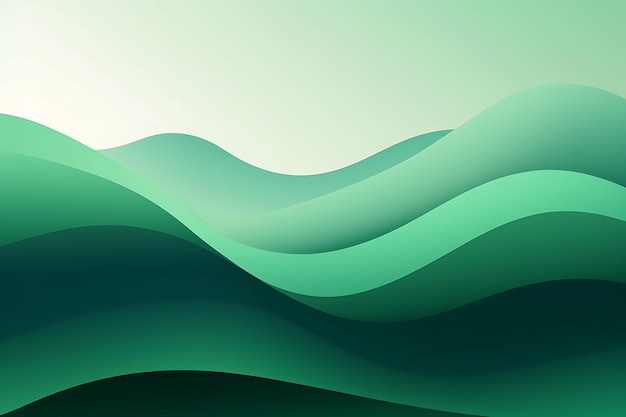 Background gradient green tones