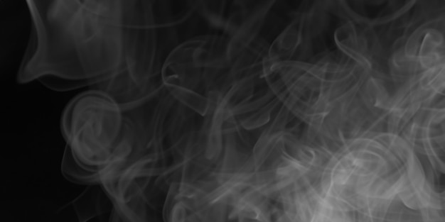 Premium AI Image | Background of gray smoke on a black background
