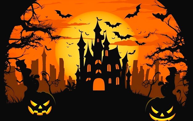 Photo background for halloween