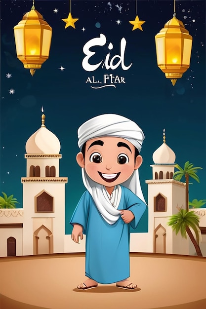 Background of Happy Eid alFitr