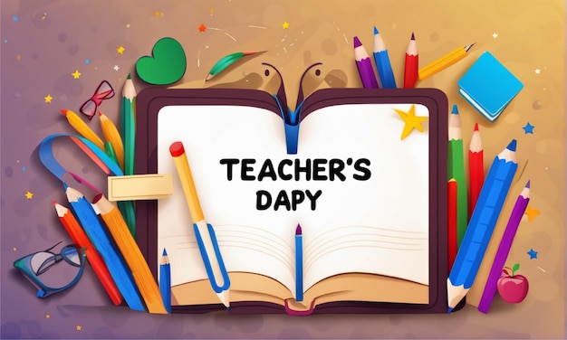 background happy teachers' day