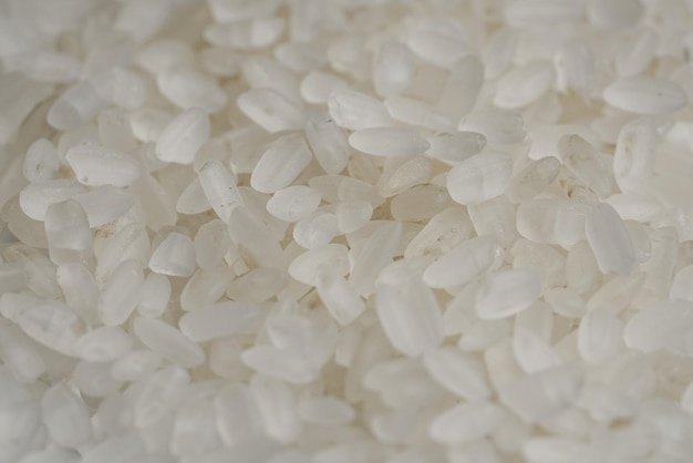 Background of heap of white rice