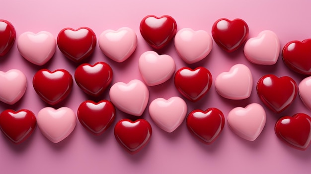 background of hearts