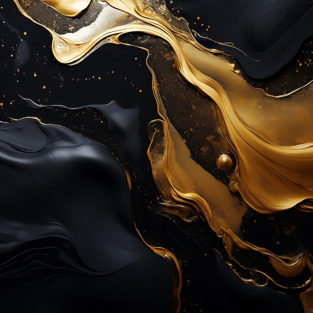 Background illustration design interior black and gold