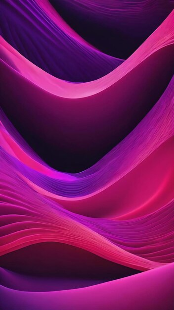 Background illustration graphic color purple wave vibrant curve pink colours creative neon red gener