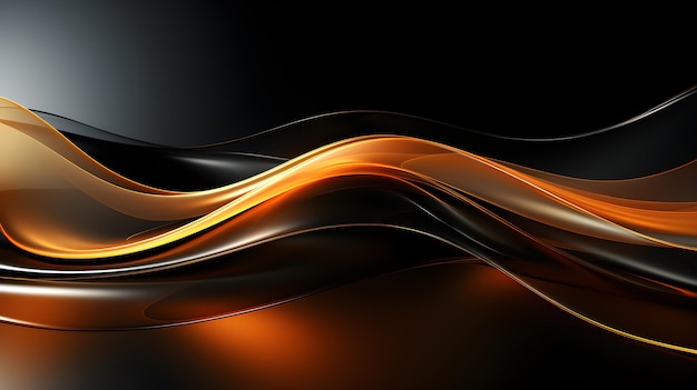 Background illustration orange gradent black