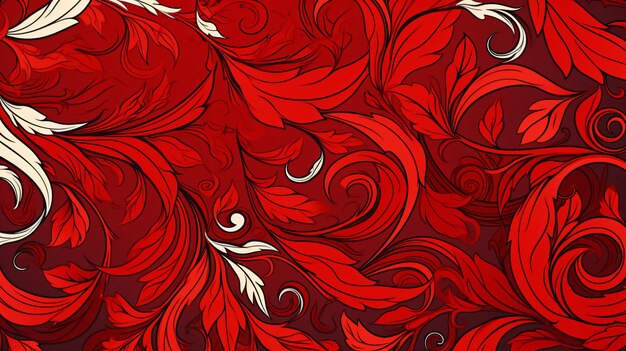 Background illustration of seamless abstract red