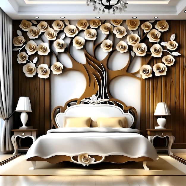 Background illustration wall mural luxury