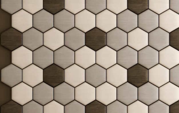 Background illustration wallpaper wooden hexagon pattern