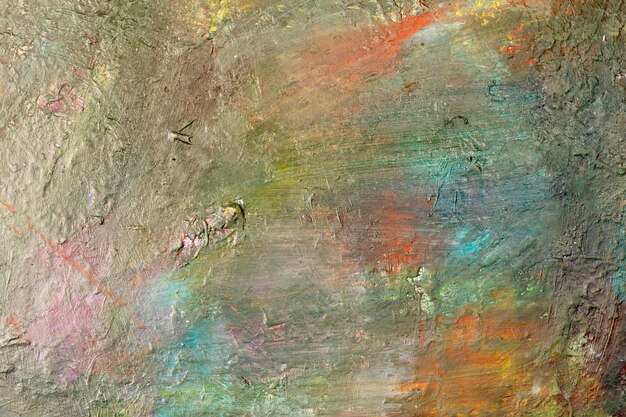 Background image of bright oilpaint palette closeup