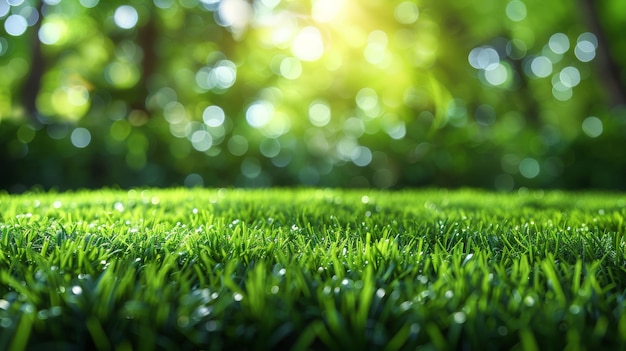 The background image is the blur vision of grass in the morning of a sunny day It is part of a worlds that embraces the concept of modern life eco spring summer friday and happy easter It is a