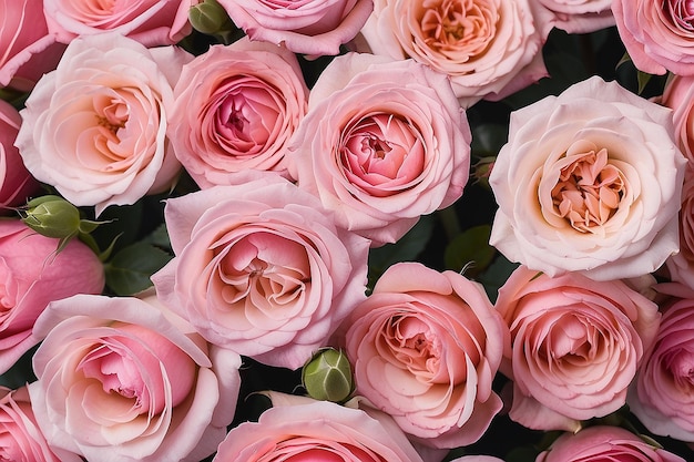 Background image of pink roses