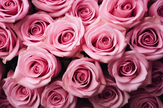 Background image of pink roses