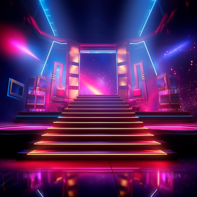 Background image of a stage for composition