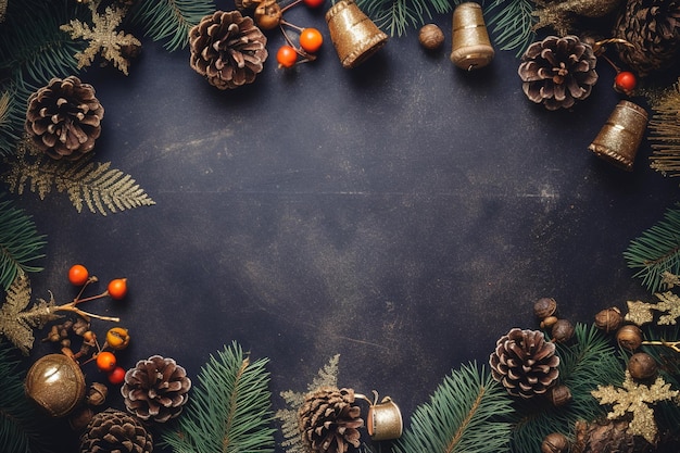 Background image with christmas tree theme