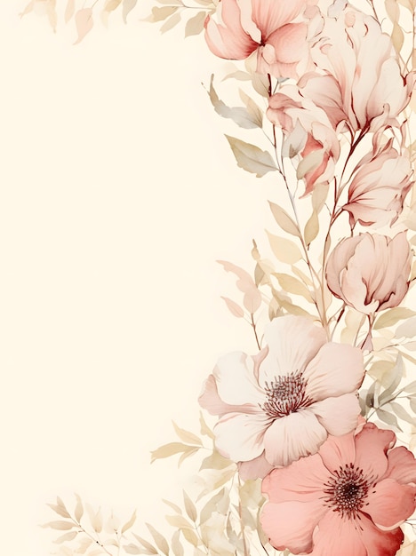 the background is from flowers.