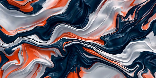 The background is modern dynamic abstract wave art with hues of navy dark terra cotta and white evoking a sense of movement and sophistication perfect for modern design projects