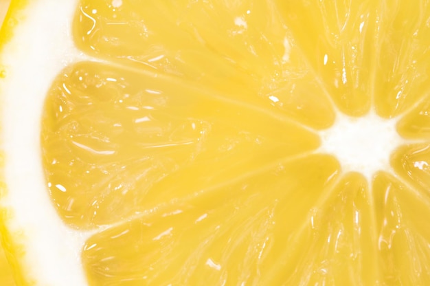 Background of juicy yellow ripe lemon