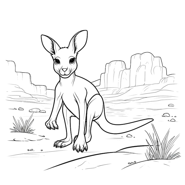 background for kangaroo