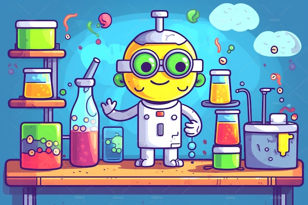 Photo background for laboratory