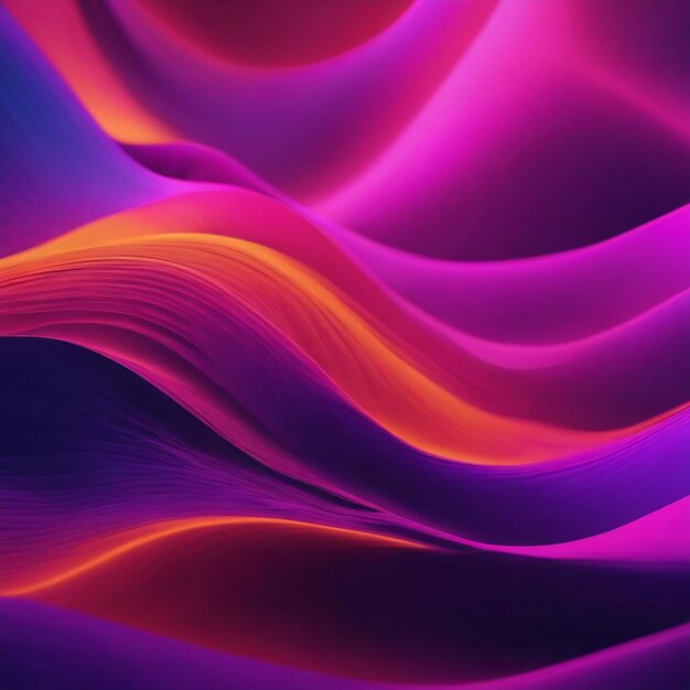 Background light wave purple futuristic neon gradient blank dynamic decorative colours generative ai