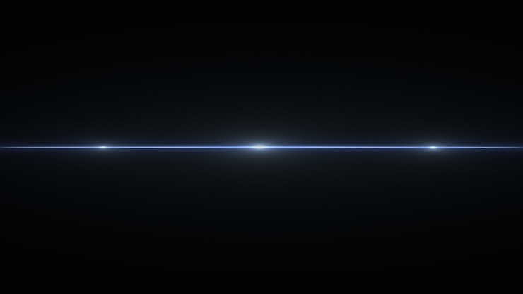 Photo background lines blue of technology