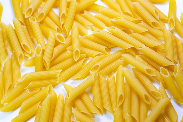 Background of long pasta