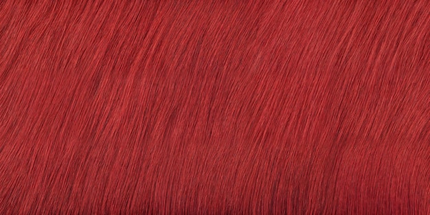 Background made of strands of red hair Illustration of bright threads Generative AI