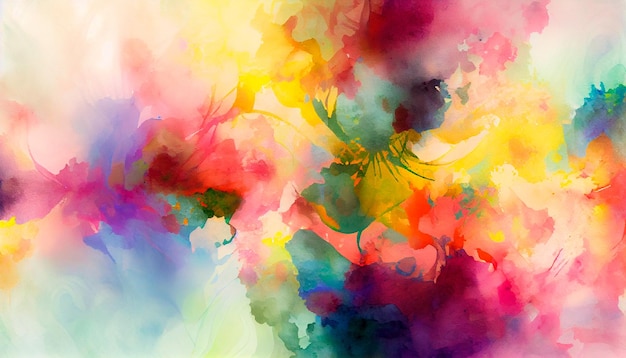 Background made with abstract watercolor colorful digital abstract painting