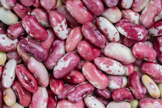 乾燥豆の多くの穀物の背景小豆のテクスチャ食品の背景クローズアップ豆の背景とテクスチャ