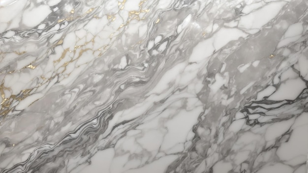 Photo background marble white and silver liquid