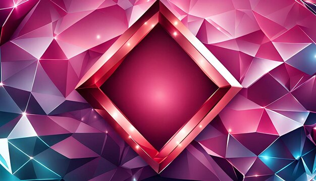 Photo background material large polygon style