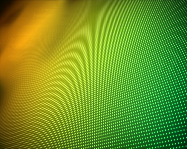 Background of multiple green and yellow dots