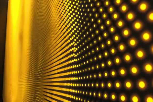 Background of multiples yellow dots